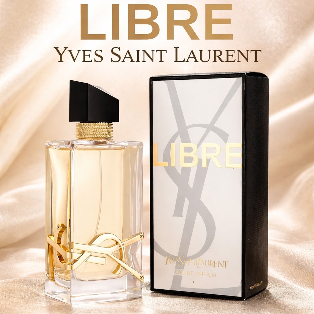 Yves Saint Laurent Libre Perfume with Gold Accents